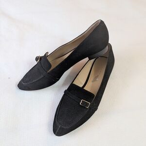 Talbots Black Suede Loafers